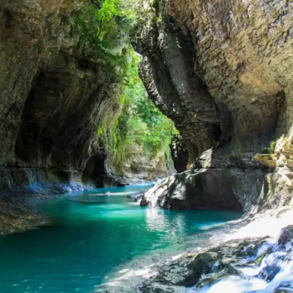 Canyon zones of Martvili and Okatse