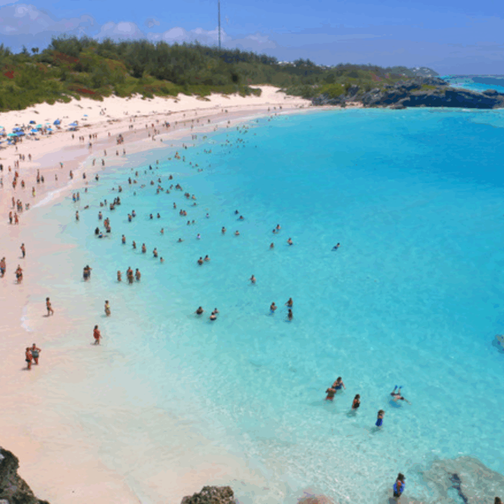 Crystal-clear bays
