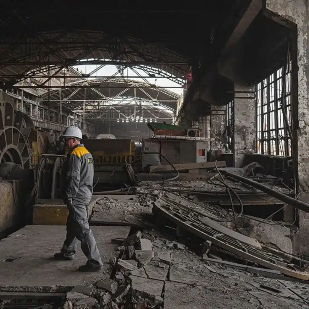 Power plants and rail yards